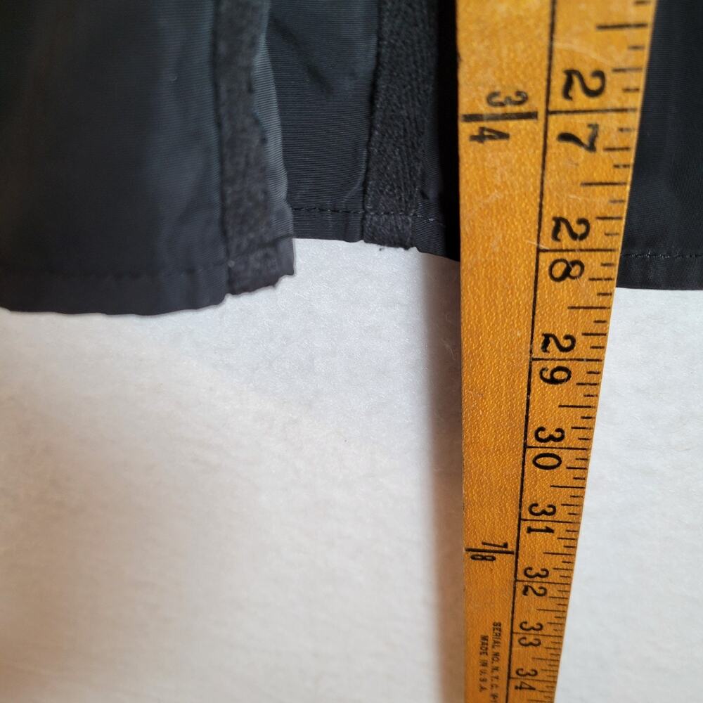 Elizabeth And James Women Button Slicker Rain Jacket Size Large Black Adjustable - Picture 9 of 10